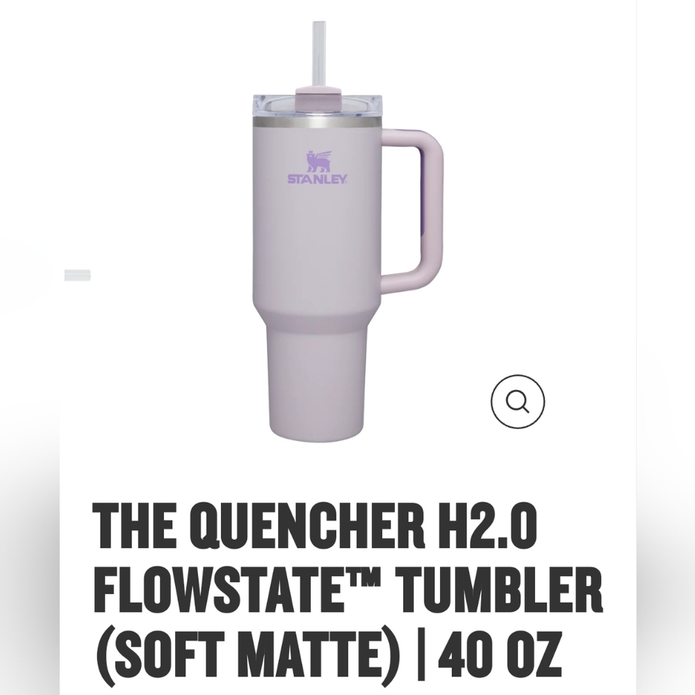 Orchid Stanley 40oz Quencher h2.0 Flowstate Tumbler
